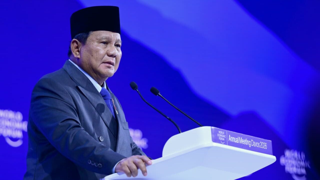 Prabowo Teken Charter Board of Peace Gaza di Davos 2026