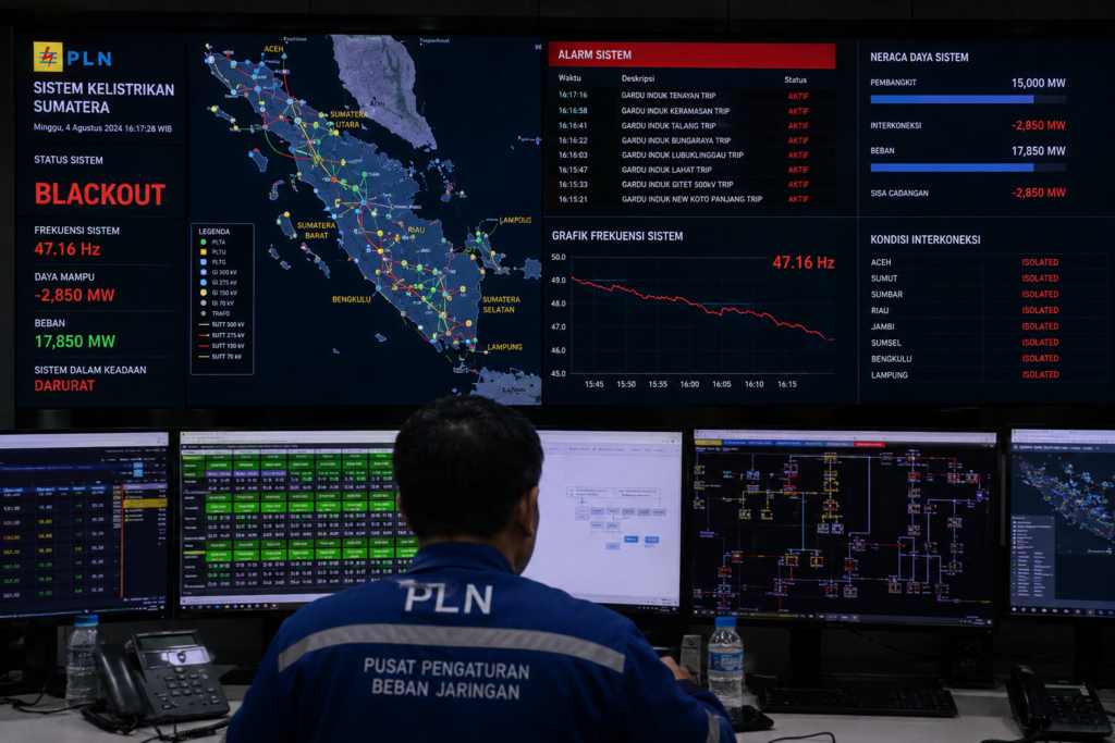 Blackout Sumatera 6 Provinsi, PLN Ungkap Fakta Mengejutkan di Baliknya