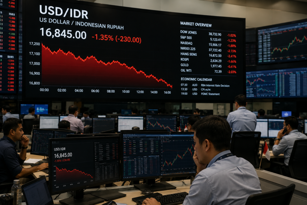 Rupiah Rp18.066 Pagi Ini Terlemah Sepanjang Sejarah, Ini 3 Langkah Darurat